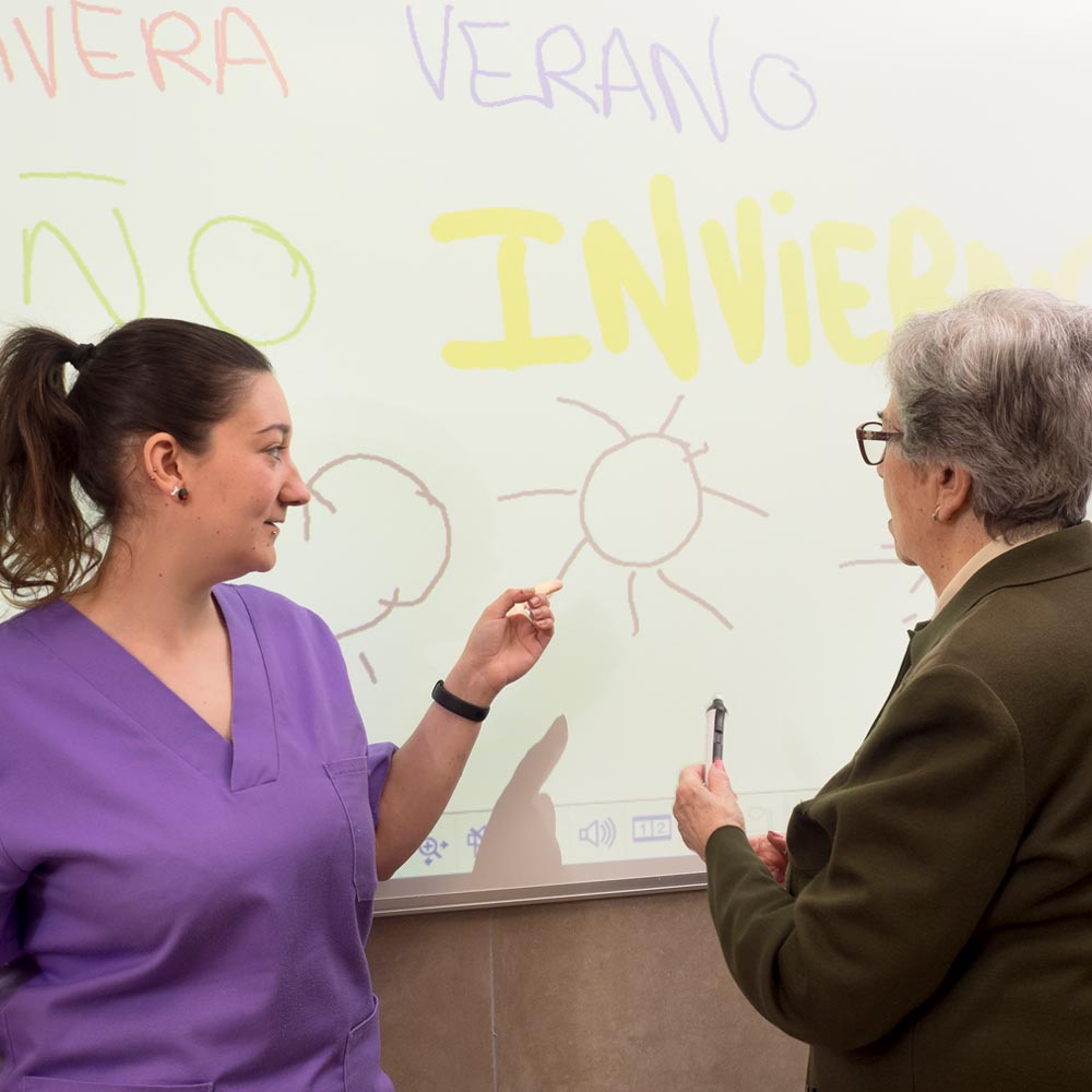 Taller de estimulación cognitiva sobre la estaciones del año